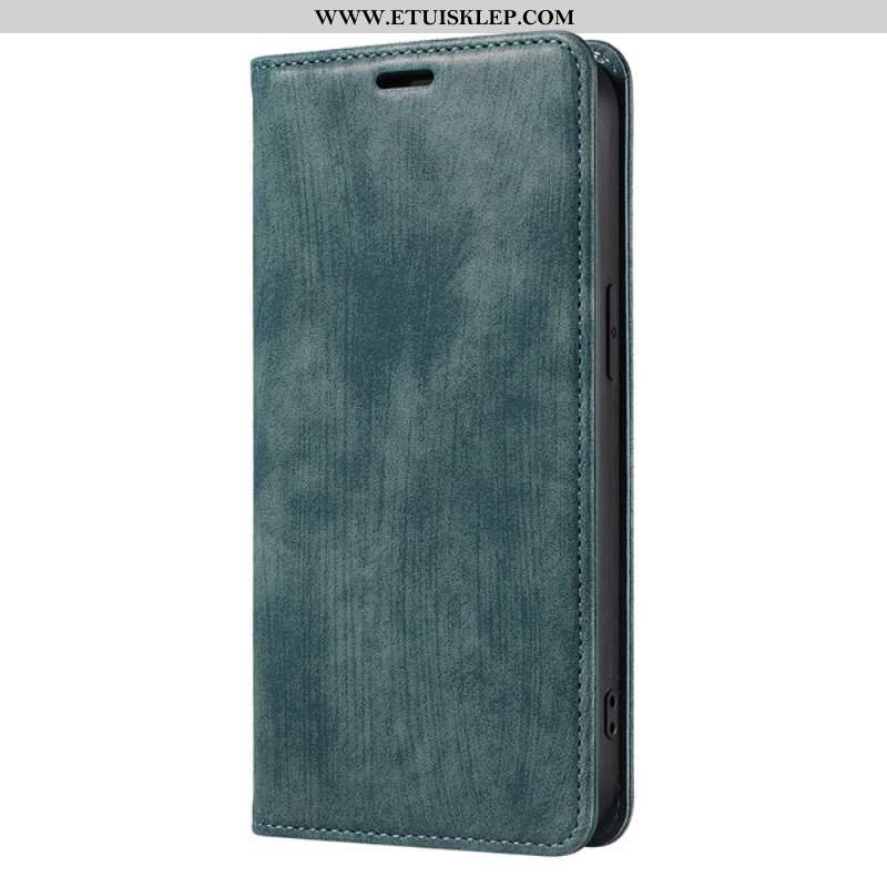 Etui Na Telefon do iPhone 14 Plus Etui Folio Kolorowa Sztuczna Skóra